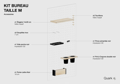 Kit d'accessoires pour Bureau - Taille M