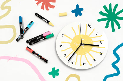 Sketch Clock®: The creative and infinitely customizable colorful clock