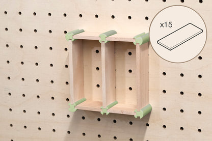 Kit de rangement maquillage pour Pegboard