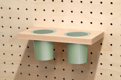 Hanging pencil holder for Pegboard