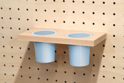 Hanging pencil holder for Pegboard