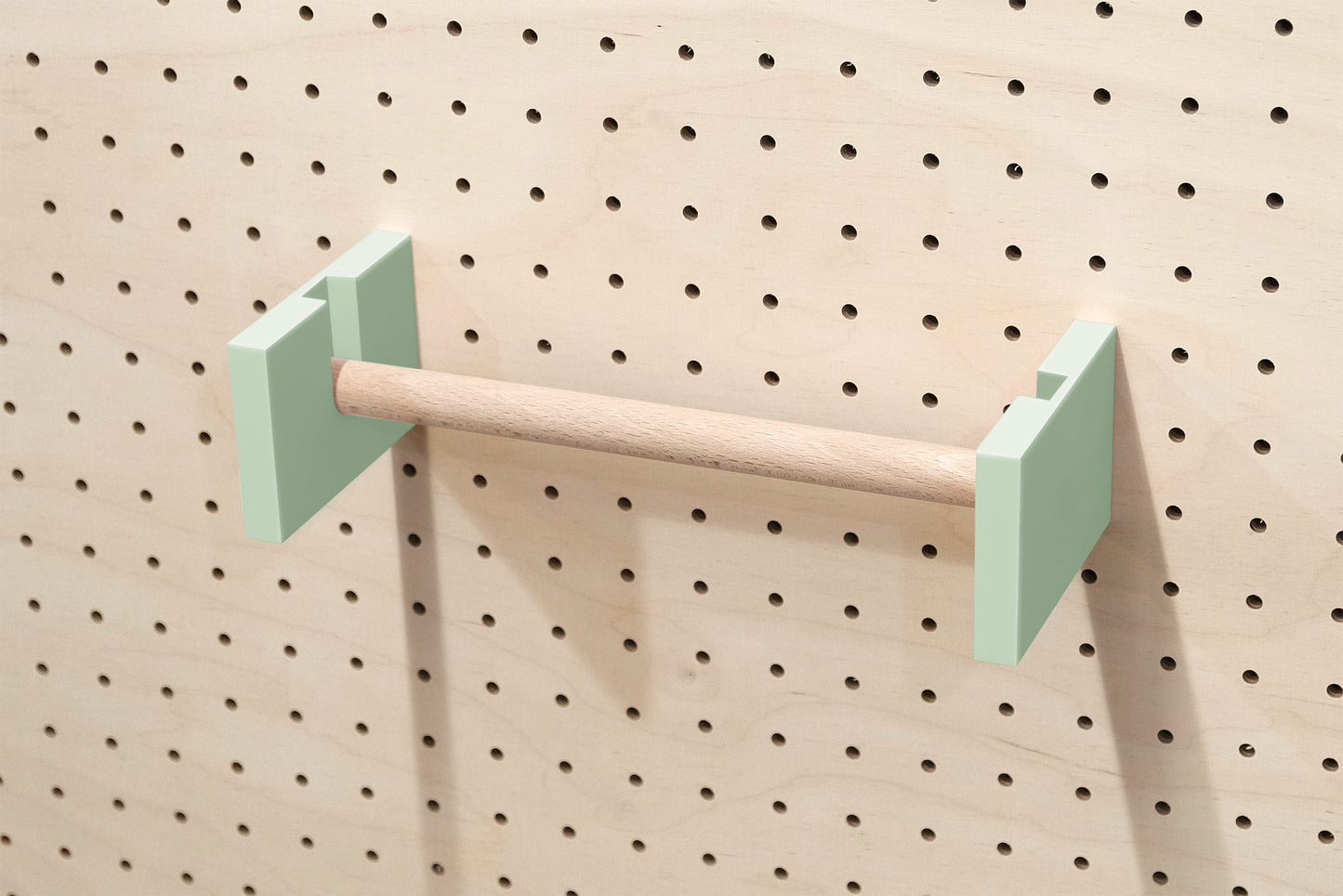 Porte rouleau essuie-tout pour Pegboard