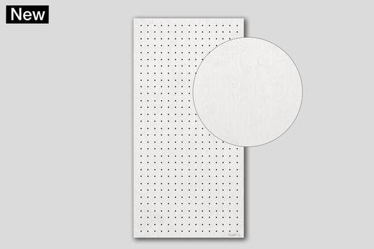 Pegboard Perforated Panel 96 x 48 cm Birch Plywood