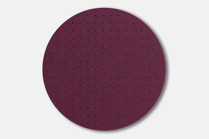 Panneau perforé - Pegboard Circulaire en bois - Diamètre 48 cm - Valchromat Violet - Quark